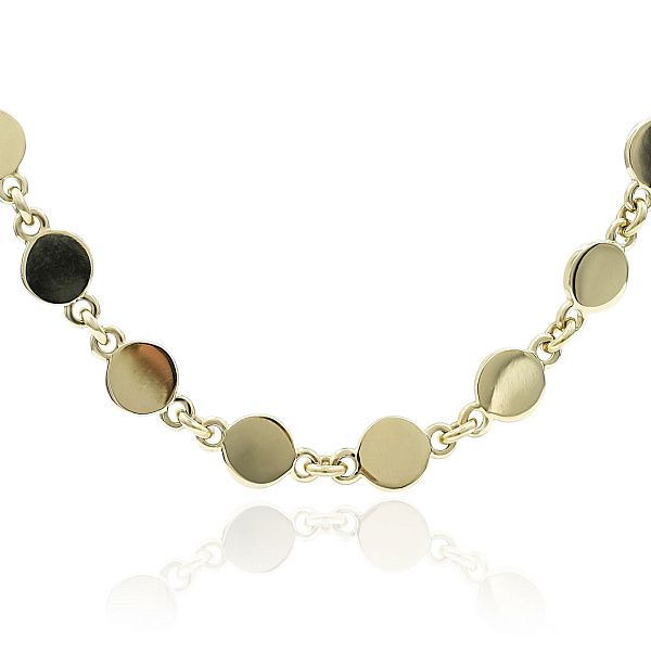 Колье из желтого золота