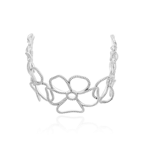 Браслет из белого золота с бриллиантами