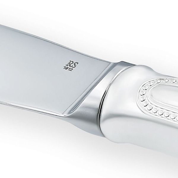 Нож столовый из серебра