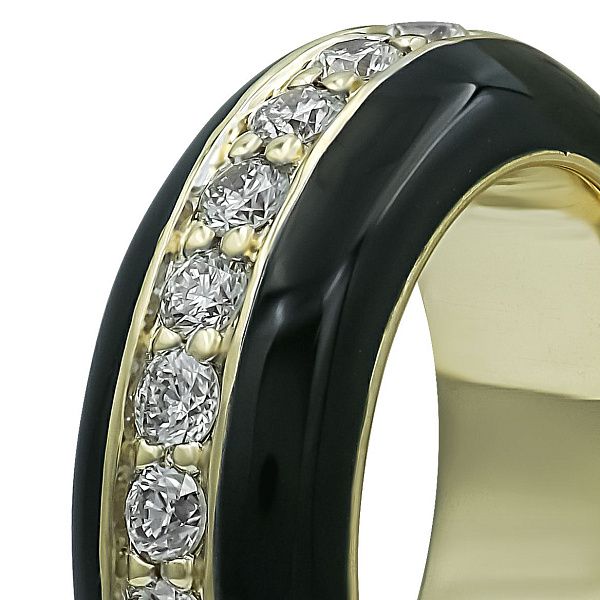 Подвеска из желтого золота с бриллиантами