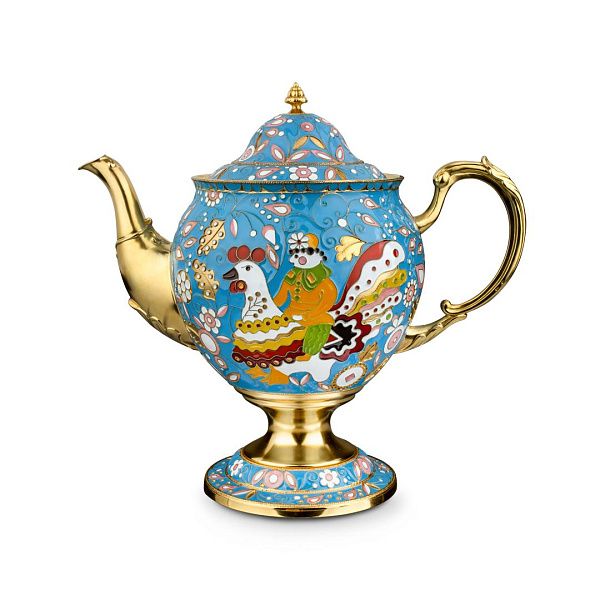 Сервиз чайный из серебра