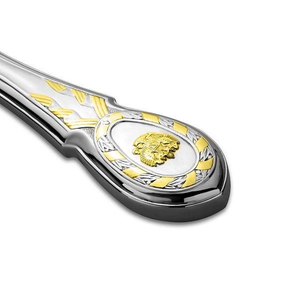 Нож для мясных блюд из серебра 