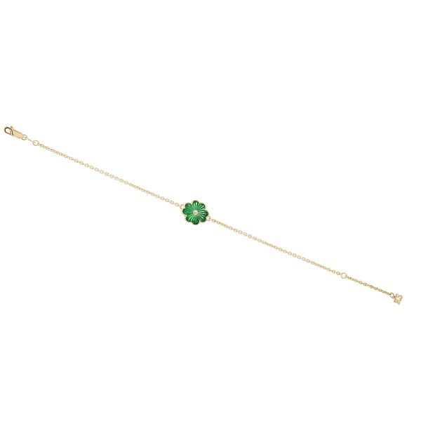 Браслет из желтого золота с бриллиантами