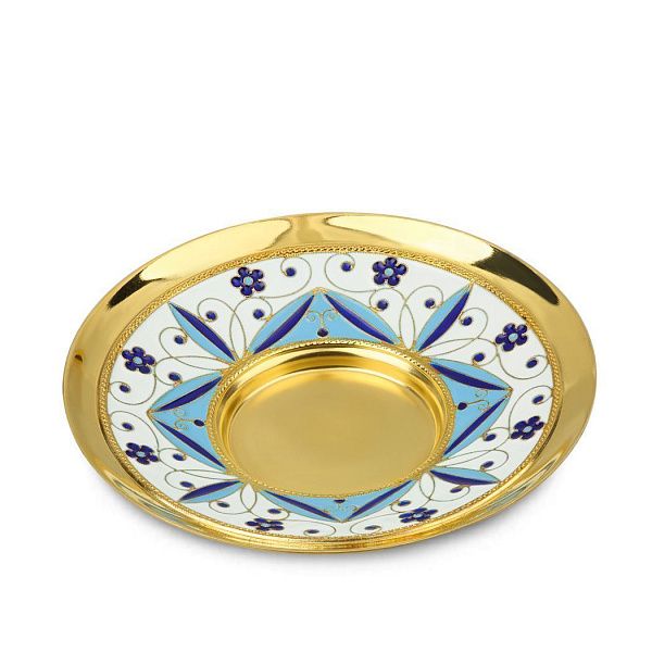 Блюдце «Фурцевский» из серебра 