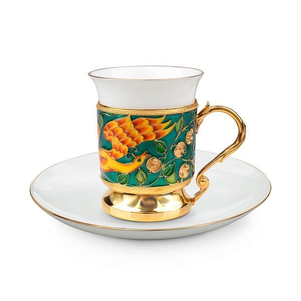 Набор кофейный из серебра