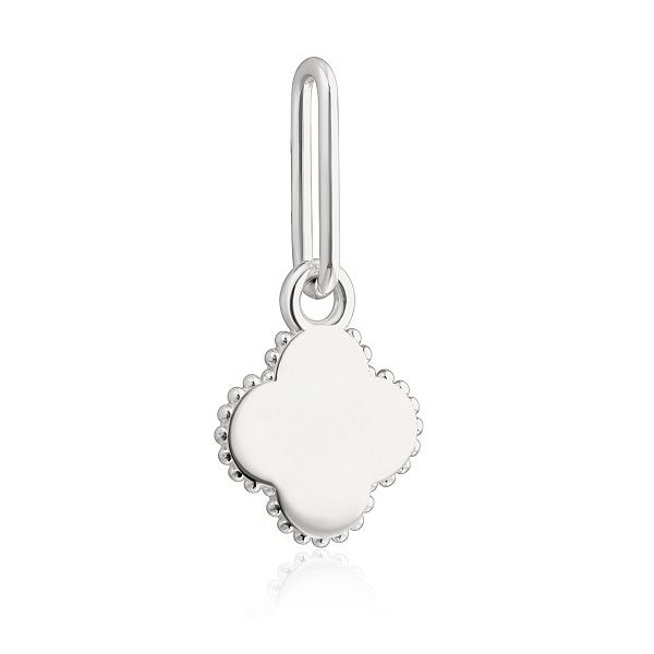 Медальон для животных из серебра с бриллиантом