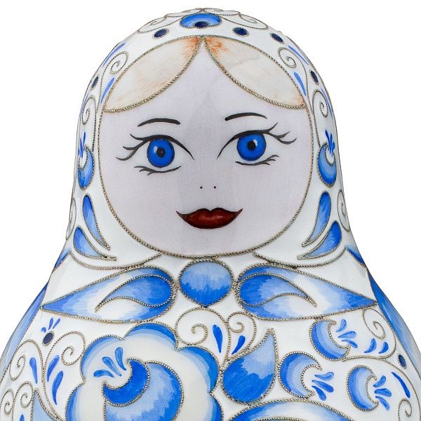 Сувенир «Матрешка» из серебра
