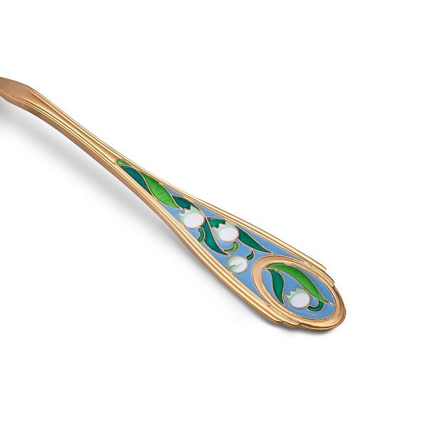 Вилка «Ландыши» столовая из серебра