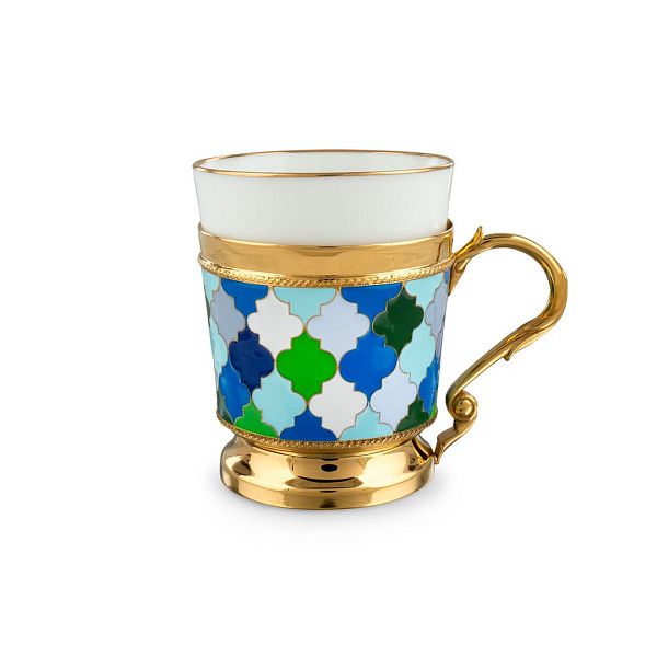 Набор кофейный из серебра 