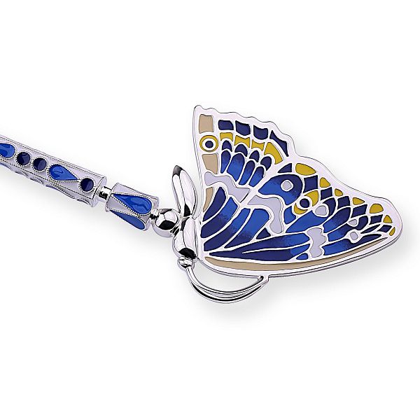 Ложка чайная «Переливница ивовая» из серебра