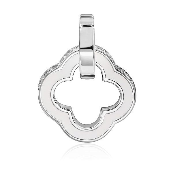 Подвеска из белого золота с бриллиантами