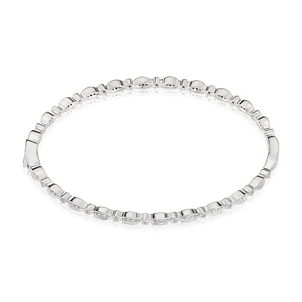 Браслет из белого золота с бриллиантами