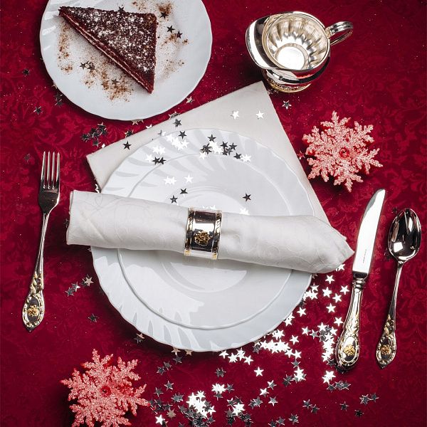 Кольцо для салфеток из серебра 