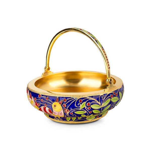 Конфетница из серебра 