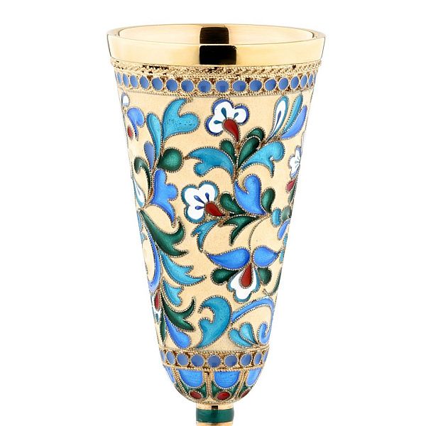 Бокал для ликера из серебра 