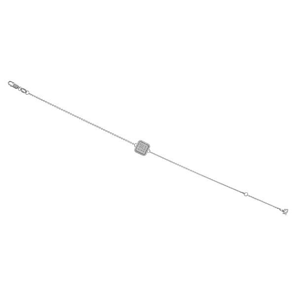 Браслет из белого золота с бриллиантами