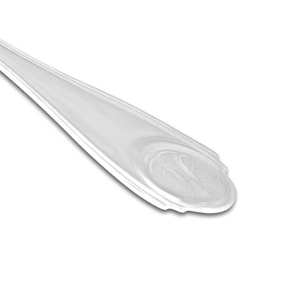 Ложка чайная с буквой «Н» из серебра 