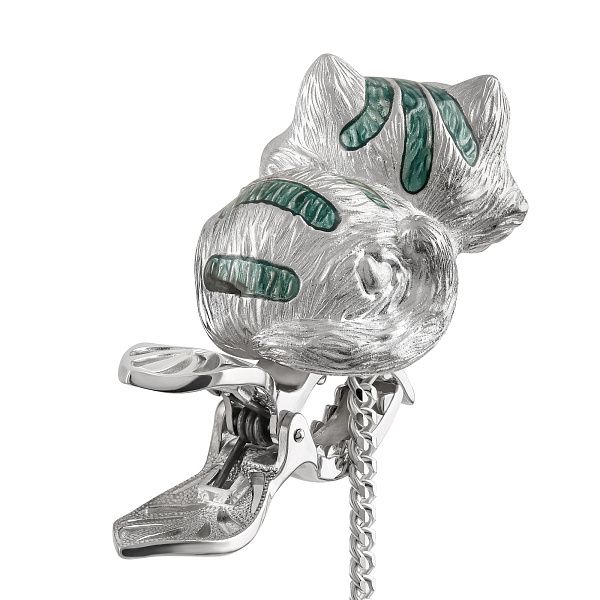 Ситечко «Чеширский кот» из серебра