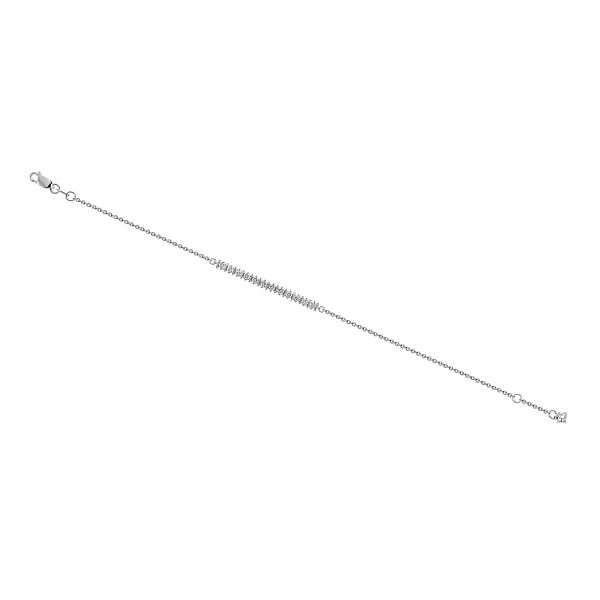 Браслет из белого золота с бриллиантами