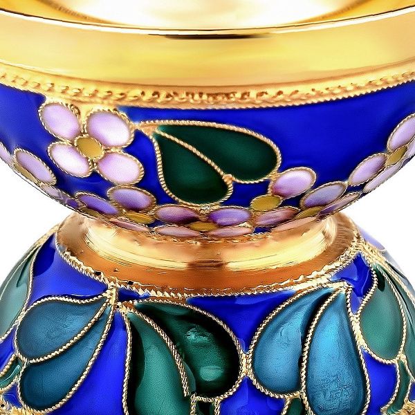 Подставка под яйцо из серебра 