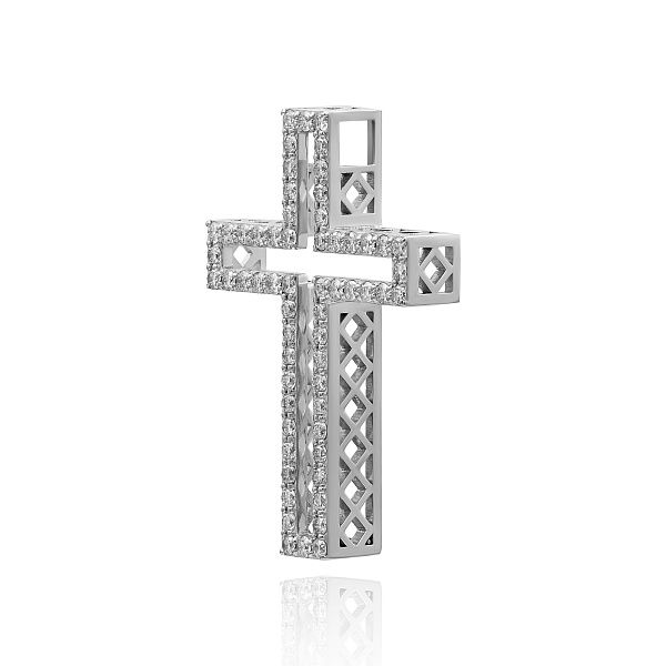 Колье из белого золота с бриллиантами