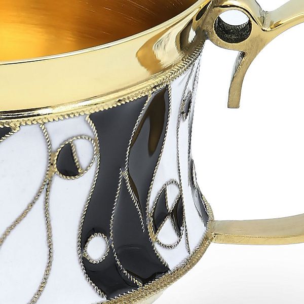 Чашка «Водоросли» из серебра