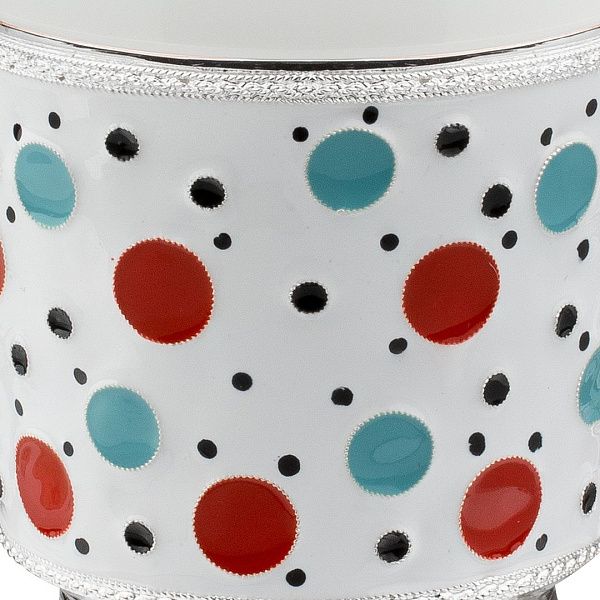 Набор кофейный «Русские традиции» из серебра