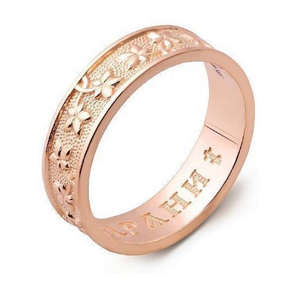 Кольцо из красного золота 