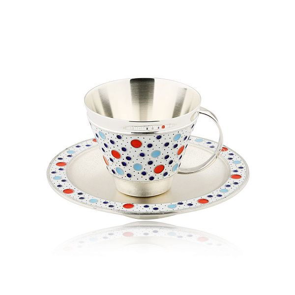 Блюдце из серебра 