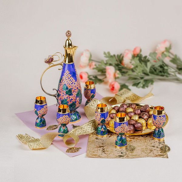 Набор для вина из серебра