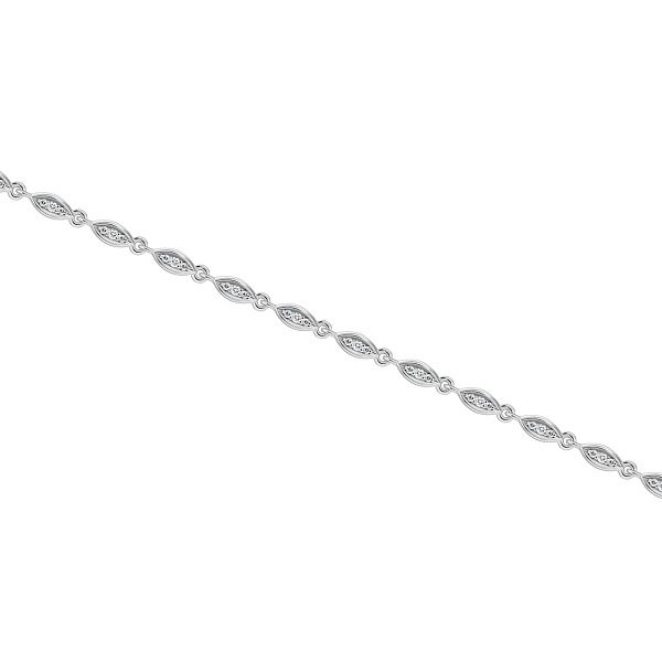 Браслет из белого золота с бриллиантами