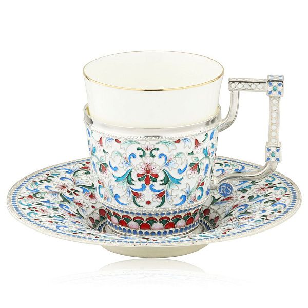 Блюдце «L`EAU» из серебра 