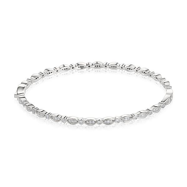 Браслет из белого золота с бриллиантами