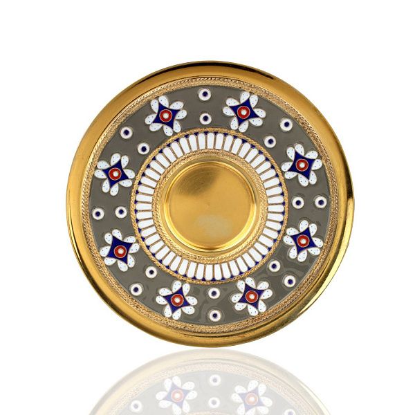 Блюдце из серебра 