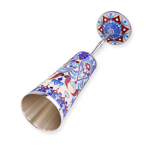 Бокал для шампанского из серебра 