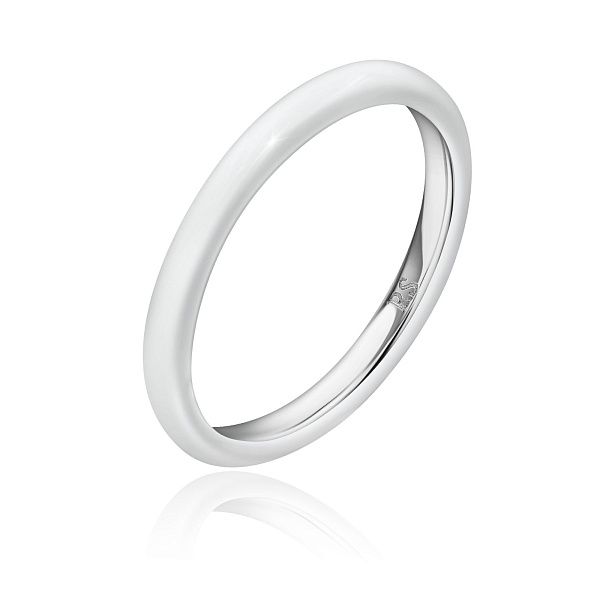 Кольцо из белого золота 