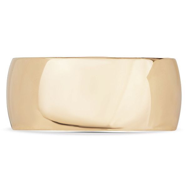 Обручальное кольцо из красного золота 