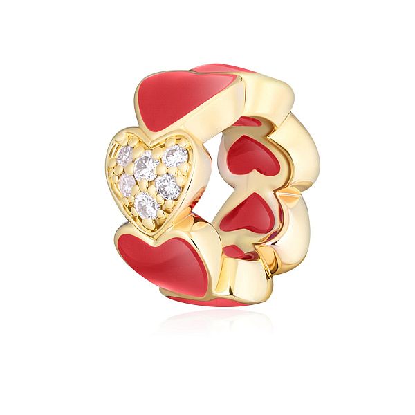 Подвеска из желтого золота с бриллиантами