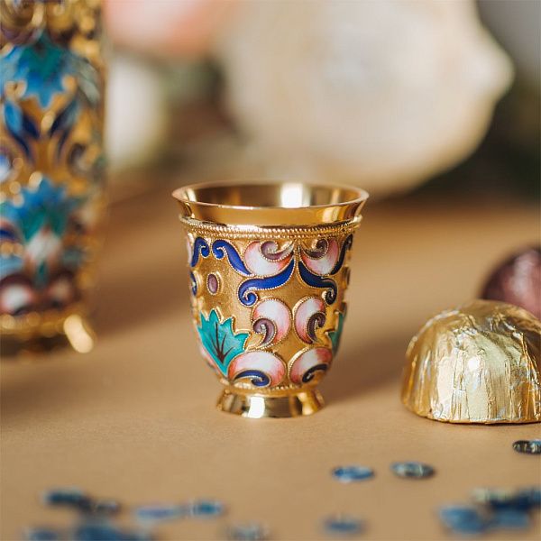 Набор для ликера из серебра