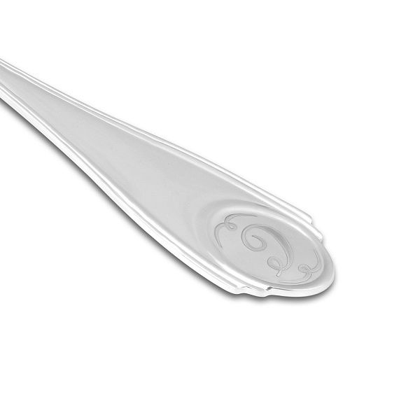 Ложка чайная с буквой «С» из серебра