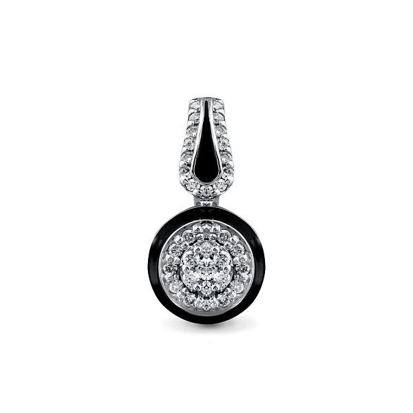 Подвеска из белого золота с бриллиантами