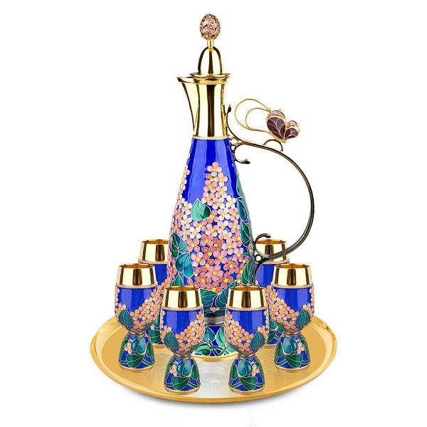 Набор для вина из серебра