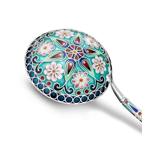 Ложка для варенья из серебра 