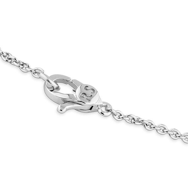 Браслет из белого золота с бриллиантами и ониксами