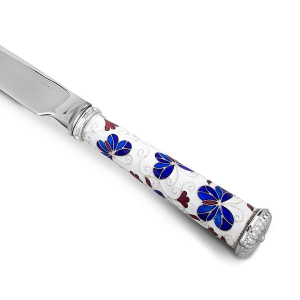 Нож столовый из серебра 
