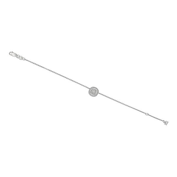 Браслет из белого золота с бриллиантами