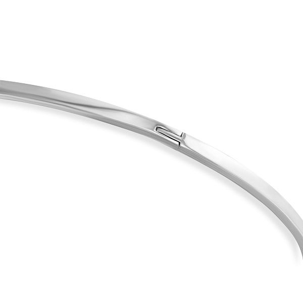 Колье «BATEAU» из белого золота с изумрудом 1.98 ct и бриллиантами