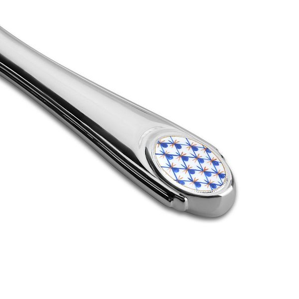 Нож столовый из серебра 