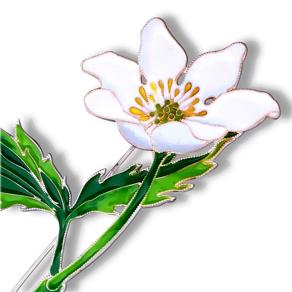 Брошь «Ветреница»