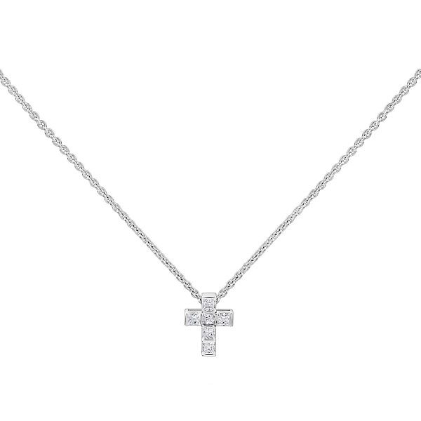 Колье из белого золота с бриллиантами